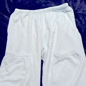 Light Blue French TERRY CLOTH Sweat pants jogger style Brand new. 2Xl.